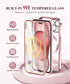 BERFY Magnetic for iPhone 15 Case Compatible with Magsafe, Full Body Rugged Case Built-in 9H Tempered Glass Screen Protector & Full Camera Protect...