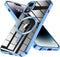 Magnetic Clear Case for iPhone XR Case 6.1-Inch, Military Drop Protection Anti-Scratch Shockproof Plating Slim Crystal Clear Soft iPhone XR Case f...
