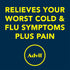 Advil Multi Symptom Cold and Flu Medicine, Cold Medicine for Adults with Ibuprofen, Phenylephrine HCL and Chlorpheniramine Maleate - 50 Coated Tab...