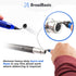 Deburring Tool Kit with 20 High-Speed-Steel Blades | Edge Burr Remove for Metal, PVC Plumbing Pipe, 3D Printing, Plastic, Copper, Resin Art...