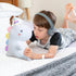Dinosaur Stuffed Animal Plush Toys, Cute Dinosaurs with Unicorns Plush Toy Dolls, Soft Dino Plushies for Kids Plush Doll Gifts for Boys Girls (Blu...