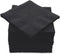 100 Pack Black Beverage Napkins, Big Party Pack, 2 Ply, Ideal for Wedding, Party, Birthday, Dinner, Lunch, Cocktails. (5” x 5”) by Amcrate...
