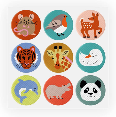 Cliganic Mosquito Repellent Stickers (180 Pack) - Animal Patches for Kids, Natural DEET-Free, Essential Oil Infused...