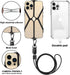 Cell Phone Lanyard, Phone Lanyards for Around The Neck, 2 in 1 Phone Strap with Silicone Phone Holder and Patch, Fits iPhone and Most Cell Phones ...