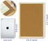 OWLKELA 17.7 X 13.3 Inch Cork Board Bulletin Board, Wall-Mounted Presentation, Message Notice Pin Board, Perfect for Office & Home Decor, School, ...