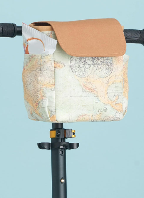 Simplicity Easy Bicycle Baskets, Bags and Panniers Sewing Pattern Kit, Design Code S9804, One Size, Multicolor...