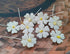 HukDok Mini Flowers with Thread Stem Mulberry Paper Flower Embellishment Card Craft Supplies Scrapbooking DIY Card Crafts Projects. (White)...