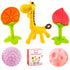 Silicone Teething Toys for Babies 0-6 Months - 6-12 Months -Soft Teethers for Baby Soothing and Calming Sensory Teether Toys 5 Pack...