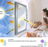 Niviy One Way Window Film Daytime Privacy Mirror Effect Reflective Window Tint for Home Self Adhesive UV Sun Blocking Heat Control Glass Door Film...
