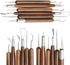 6Pcs Carving Clay Sculpting Hand Chisel Modeling Making Woodworking Process Tool...