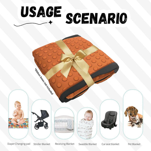 Basketball Print Baby Swaddle Blanket with Beanie Set, Newborn Receiving Blankets 35.4"X 35.4" Soft Swaddle Wrap Baby Stuff for Infant Boy Girl Gi...