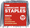Landscape Staples 5 Inch 50 Pack,Garden Staples Galvanized Ground Stakes Anti-Rust Landscape Fabric Staples Garden Stakes for Irrigation Tubing, F...