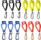RICHARDJOV 12PCS Glove Grabber Clips Holder Work Safety Clip Plastic Gloves Keeper, Glove Keeper for Duty Belt(Black,Yellow,Blue,Orange)...