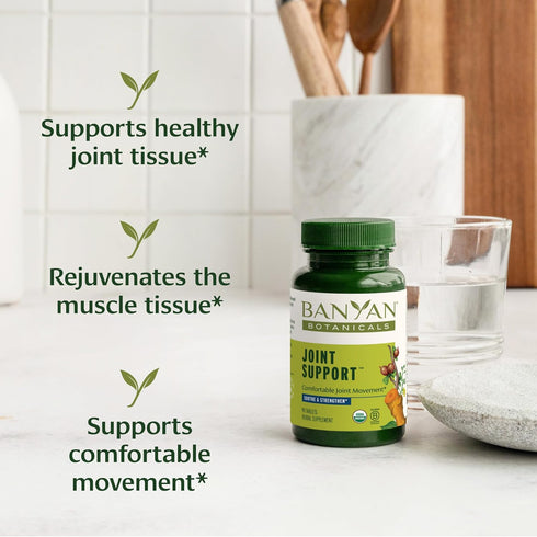 Banyan Botanicals Joint Support – Organic Joint Supplement with Turmeric, Amla & Guggulu Resin – for Healthy Joints & Comfortable Movement* – 90 T...