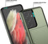 Nvollnoe for Samsung S21 Ultra Case with Card Holder Dual Layer Heavy Duty Protective Galaxy S21 Ultra Case Hidden Card Slot Slim Wallet Case for ...