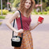Crossbody Bag Sling Purse for Women, Canvas Cartoon Multi Position Small Crossbody Bag with Adjustable Strap...