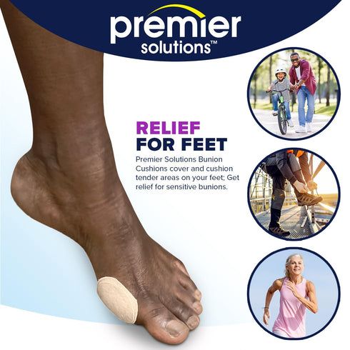 Bunion Pain Relief Pads, Moleskin Guards for Shoes, Protects Feet for Men and Women, Reduces Friction, Self-Stick Adhesive, All Day Water Resistan...
