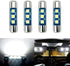 iBrightstar Newest 9-30V Extremely Bright 29mm 6614F 6612F LED Bulbs for Car Sun Interior Vanity Mirror Sun Visor Lights, Xenon White...