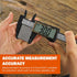 Caliper Measuring Tool 6 Inch,Vernier Caliper Digital Micrometer with Large LCD Screen, Auto-Off,Easy Switch from Inch Metric,Electronic Ruler Pla...