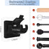 8PCS No Drill Curtain Rod Brackets No Drilling Self Adhesive Curtain Rod Holder Hooks Nail Free Curtain Rod Hooks Curtain Hangers for Bathroom Kit...