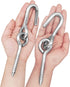 Hammock Hooks & Hangers,2 Packs,Galvanized,Heavy Duty Anti-Rust Steel Accessories,Eye Bolt Screws Hanging Kit Hardware for Trees,Yoga Hammocks,Swi...