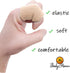 BodyMoves 2 Double Sided Solid Support Finger Splints Plus 2 Sleeves 2020 Edition(Desert Sand)...