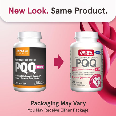 Jarrow Formulas PQQ 10 mg, Dietary Supplement, Heart, Brain, and Metabolism Support, 30 Veggie Capsules, 30 Day Supply...