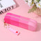 YYaaloa Pink Silicone Pencil Case,Colorful Waterproof Pencil Pouch Aesthetic Pencil Case Small Pencil Bag, Pencil Pouch for Women, Makeup Pouch...