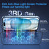 Uyiton Anti-Blue Light for iPhone 15 Screen Protector - Unbreak-Glass Easy Fit Full Coverage Case Friendly Scratch Resistance 9H Tempered Glass Sc...