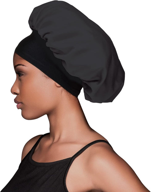 Evolve Satin Wide Edge Bonnet Black...