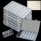 KINJOEK 8 Pack 28 Grids Diamond Paint Storage Boxes, 224 Slots Plastic Bead Organizer Containers with Labels, Movable Dividers Diamond Craft Paint...