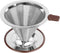 Pour Over Coffee Dripper?Reusable Stainless Steel Drip Cone Coffee Filter, Update Double Ultra Fine Micro Mesh Filter, Professional Paperless Drip...
