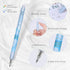 12Pcs Cute Erasable Gel Pens, Make Mistakes Disappear, 0.5mm Fine Point Smooth Writing for Planner Puzzles, Blue and Black Ink No Smudge for Schoo...