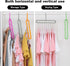 Closet Organizers and Storage,College Dorm Room Essentials, Multifunctional Organizer Magic Space Saving Hangers with 9 Holes Storage Organization...