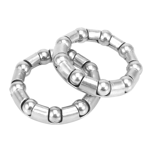 X AUTOHAUX 2pcs 44.5mm x 9 Ball Bearings Cages Crank Bearings Wheel Bearing Retainer for Bicycle...