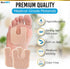 48-Pack U Shaped Felt Callus Pads Metatarsal Pads Forefoot Foot Pads Pain Relief Foot Cushion Keep Calluses from Rubbing on Shoes Adhesive Pads fo...
