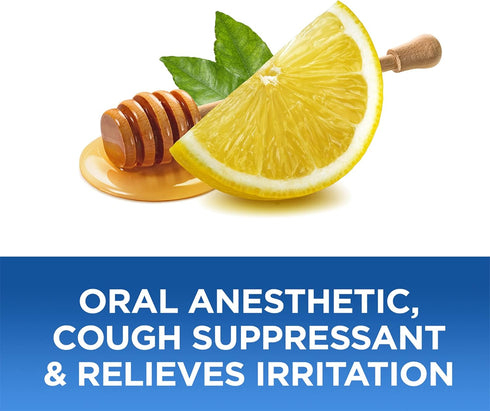 Sucrets Sore Throat & Cough Lozenges, Honey Lemon, 18 Count (3 Pack)...