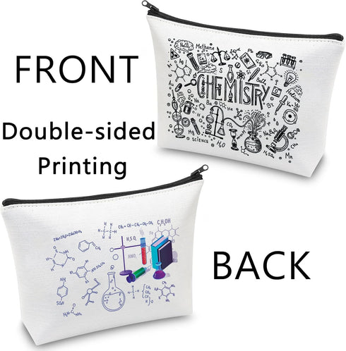 CMNIM Chemistry Cosmetic Bag Chemistry Gifts for Teacher Student Chemistry Makeup Bag Chemistry Lover Gifts Chemistry Themed Bag (Chemistry Cosmet...
