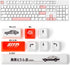 YIMAGUJRX RUNJRX Initial D Keycaps,Custom Enter Key Cap,PBT 5-Side Dye-Subbed, Custom Function 8 Key for Mechanical Gaming Keyboards?OEM Height?...