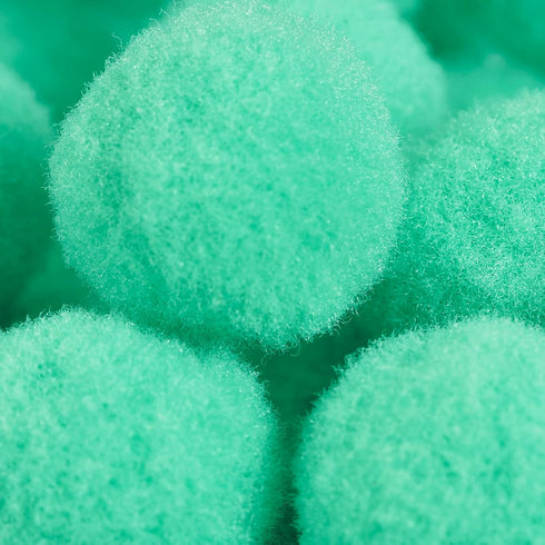 MECCANIXITY Pom Felt Balls Felting Fabric 1.5cm 15mm Dark Green for Home Crafts Project DIY Pack of 100...