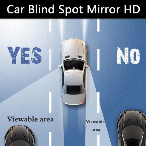 Blind Spot Mirror,2" Round HD Glass Frameless Convex Rear View Blind Spot Mirrors,360° Wide Angle Side Rear View Mirror for Car SUV and Trucks (2 ...