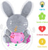 Baby Toys 6 to 12 Months - Musical Infant Baby Toys 0-6 Months Newborn Plush Rabbit Toys - Light Up Baby Toys for 1 Year Old Boys & Girls Babies T...