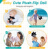 Double-Sided Flip Plush Toy,Reversible Stuffed Animal Mood Plush Flip Show Your Mood at All Times (Cat)...