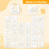 Varku 30 PCS Baby Shower Stencils PET for Onesie, Infant One-piece Deorative Kit Lovely Cartoon, Boy Girl Baby Shirt Fabric Stencils for Clothes, ...
