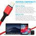 iPhone Charger Cable, Apple MFi Certified 2 Pack 6 FT Red Long Lightning Fast Charging High Speed Data Sync USB Cable Compatible iPhone 14 13 12 1...