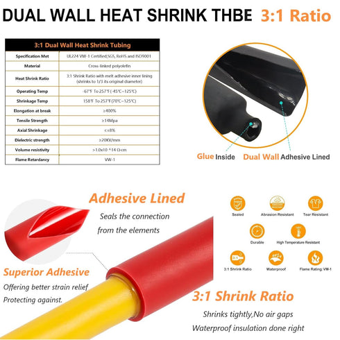 2 Gauge Non-Insulated Butt Connectors 8 PCS 2 Gauge Butt Splice Connectors 2 AWG Butt Splice Uninsulated Crimp Wire Connectors 38mm² Bare Pure Cop...