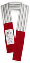 DEMDACO I'd Love A Refill Red Stripe 69 Inch Long Over The Shoulder Cotton Fabric Dish Towel Kitchen Boa...