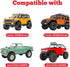 HobbyPark 62x21mm 1.0 Sticky Tires S5 Super Soft All Terrain Tires Mud for TRX4M AX24 SCX24 FCX24 Enduro24 1/18 1/24 RC Crawler Car...