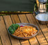 Boundless Voyage Titanium Camping Plate Dishes Saucer Lightweight Round Dinnerware Set Stackable Serving Plates Pasta Plates Travel Outdoor Home K...