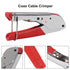 DIANN Coax Cable Crimper Coaxial Compression Tool Kit Wire Stripper with 10pcs F RG6 RG59 Connectors...